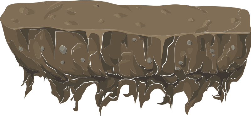 Brown ground heights platform