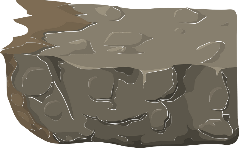 Brown ground heights platform rock