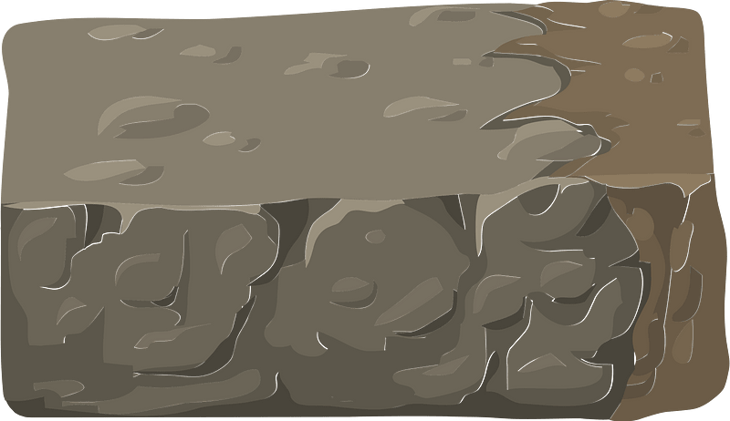 Brown ground heights platform rock