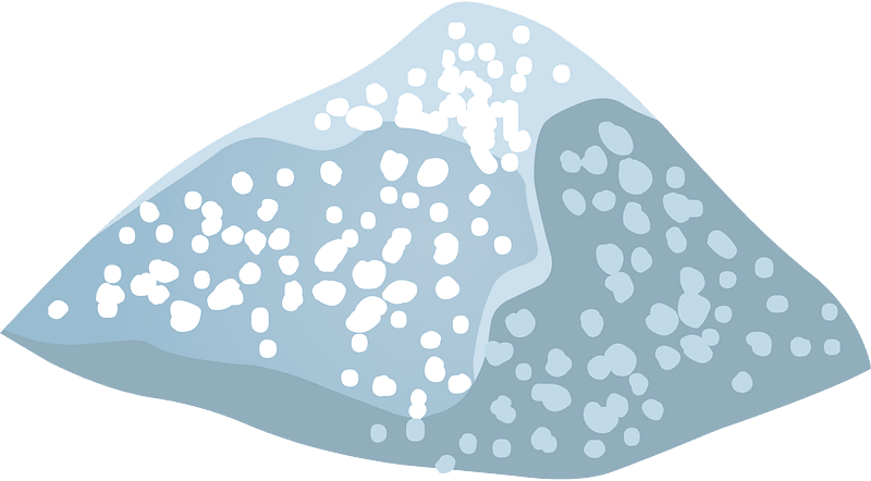Blue sparkly rock
