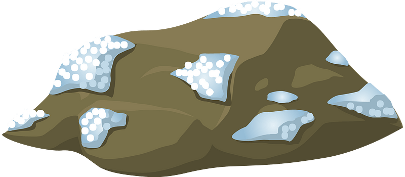 Brown sparkly rock