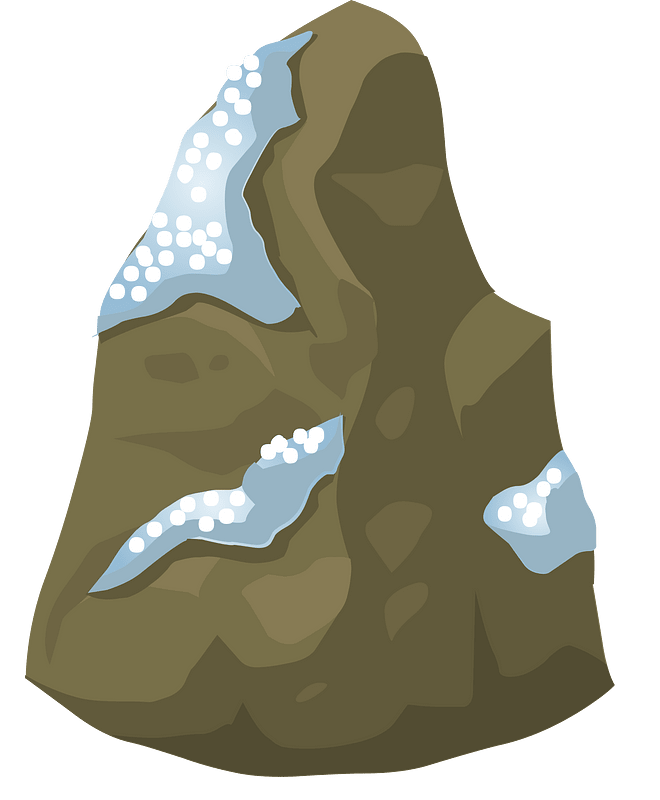 Brown sparkly rock