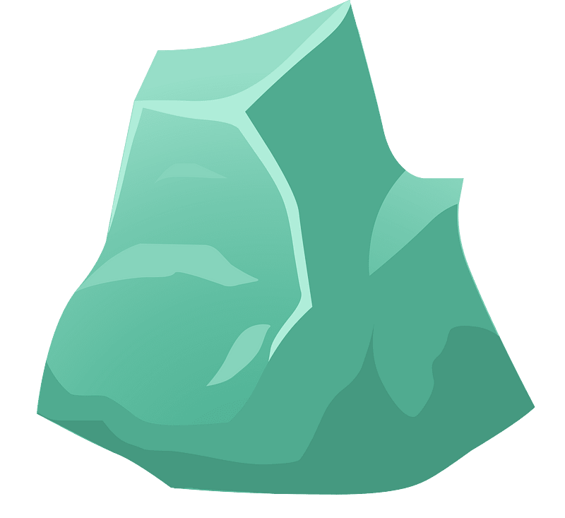 Green beryl rock