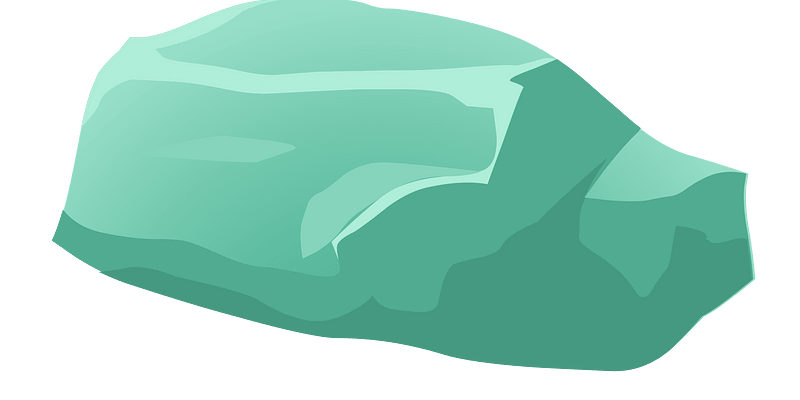 Green beryl rock