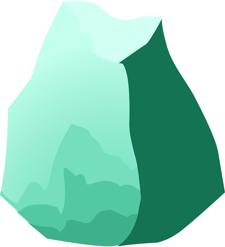 Green beryl rock
