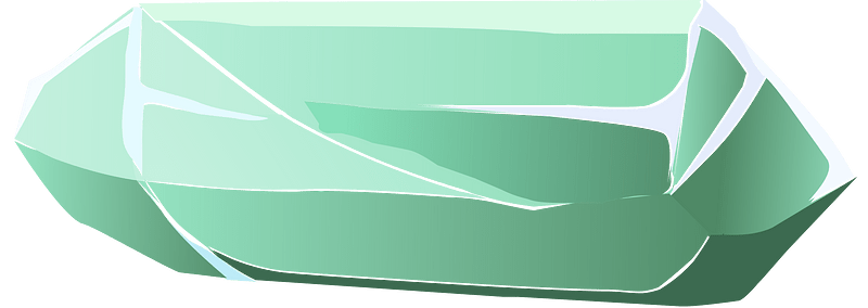 Green beryl rock