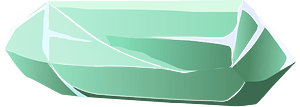 Green beryl rock