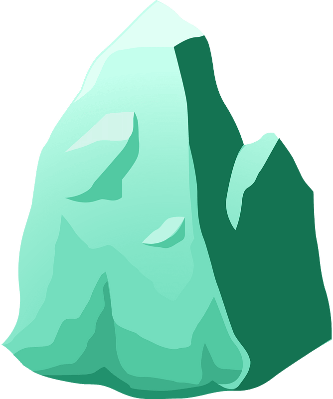 Green beryl rock
