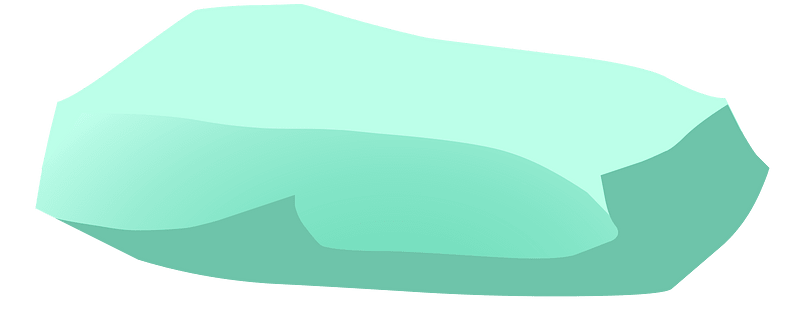 Green beryl rock