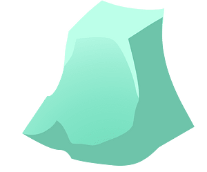 Green beryl rock