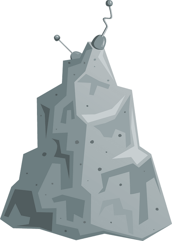 Grey boulder
