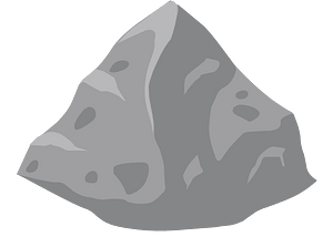 Grey dull rock