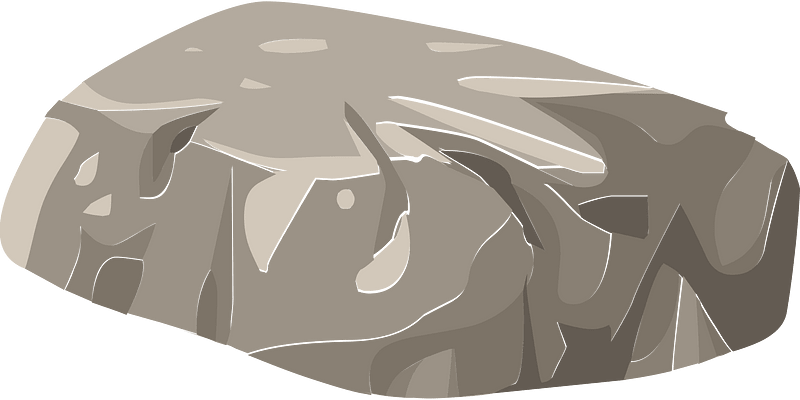 Grey rock rubble