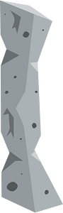 Grey stone pillar