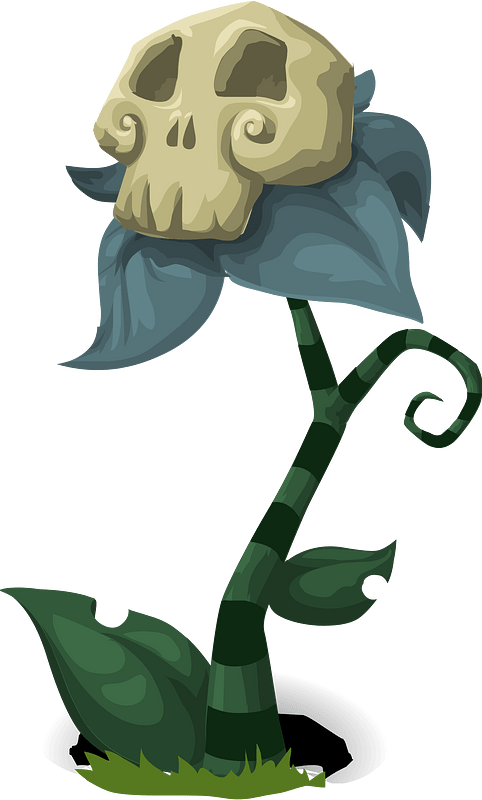 Creepy fantasy flower