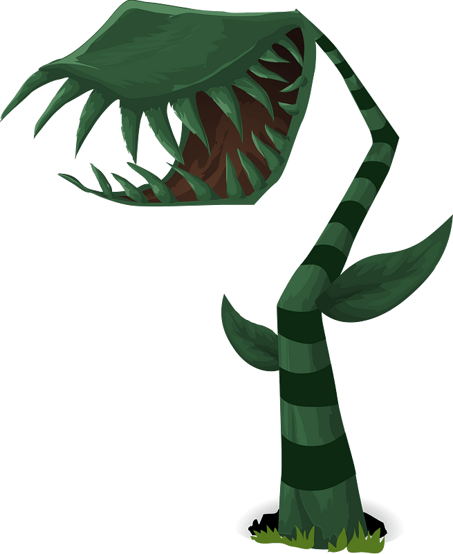 Creepy fantasy flower