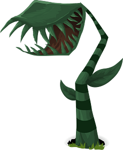 Creepy fantasy flower