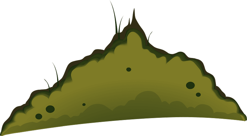 Green tree moss