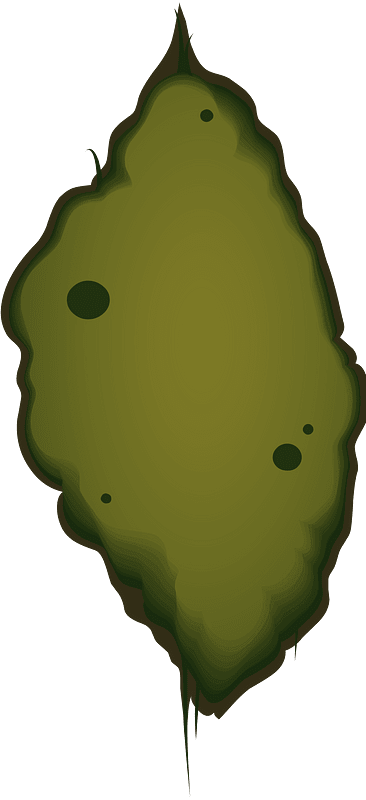 Green tree moss