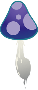 Purple mushroom