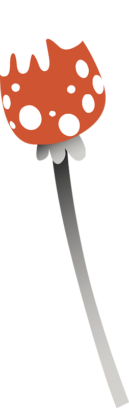 Red fly agaric mushroom