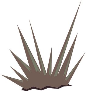 Brown fantasy plant