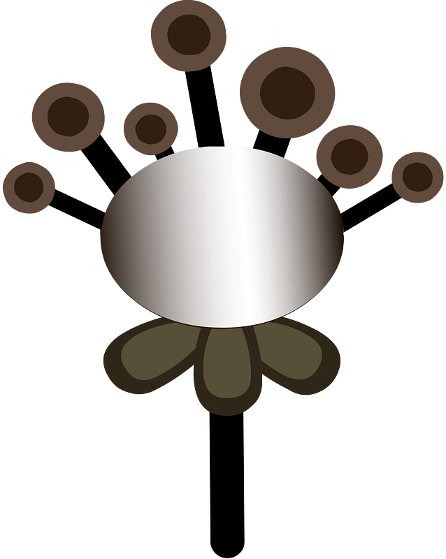 Brown fantasy plant