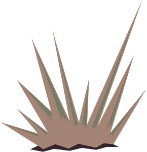 Brown fantasy plant
