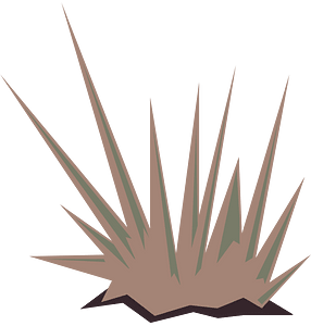 Brown fantasy plant