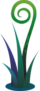 Green fantasy plant