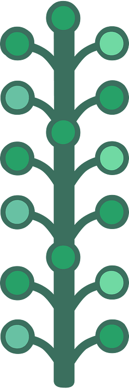 Green fantasy plant