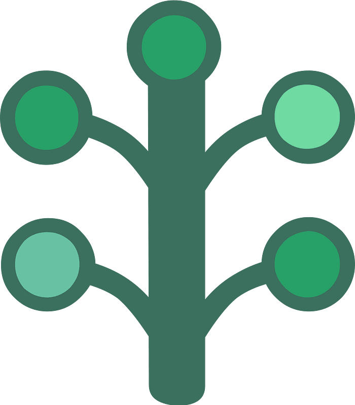 Green fantasy plant
