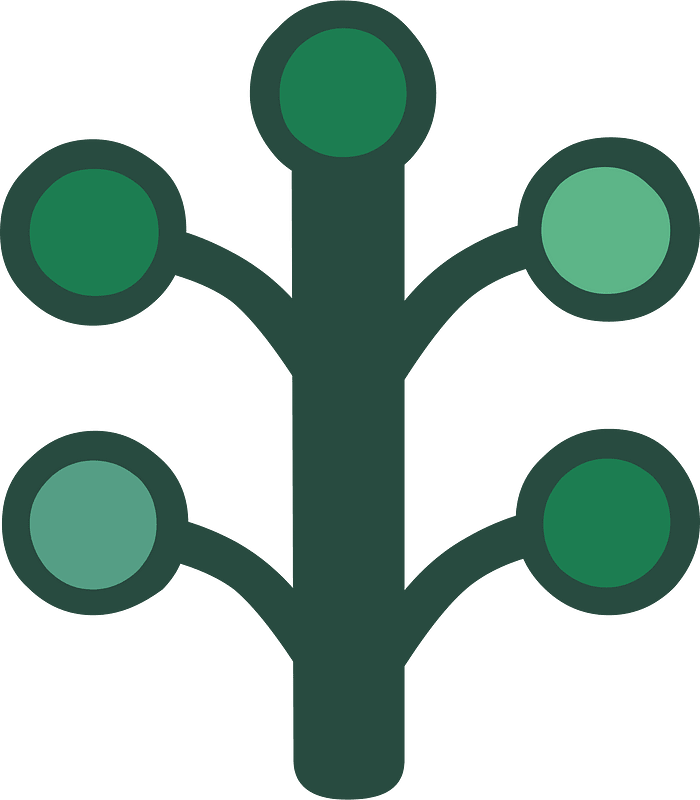 Green fantasy plant