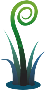 Green fantasy plant