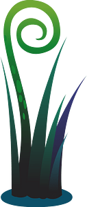 Green fantasy plant