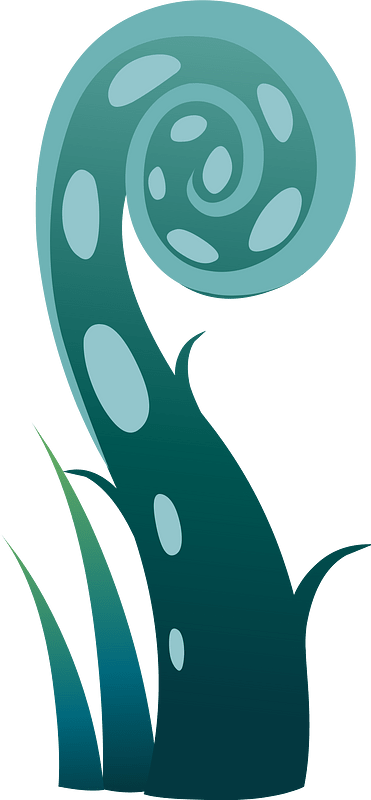 Green fantasy plant