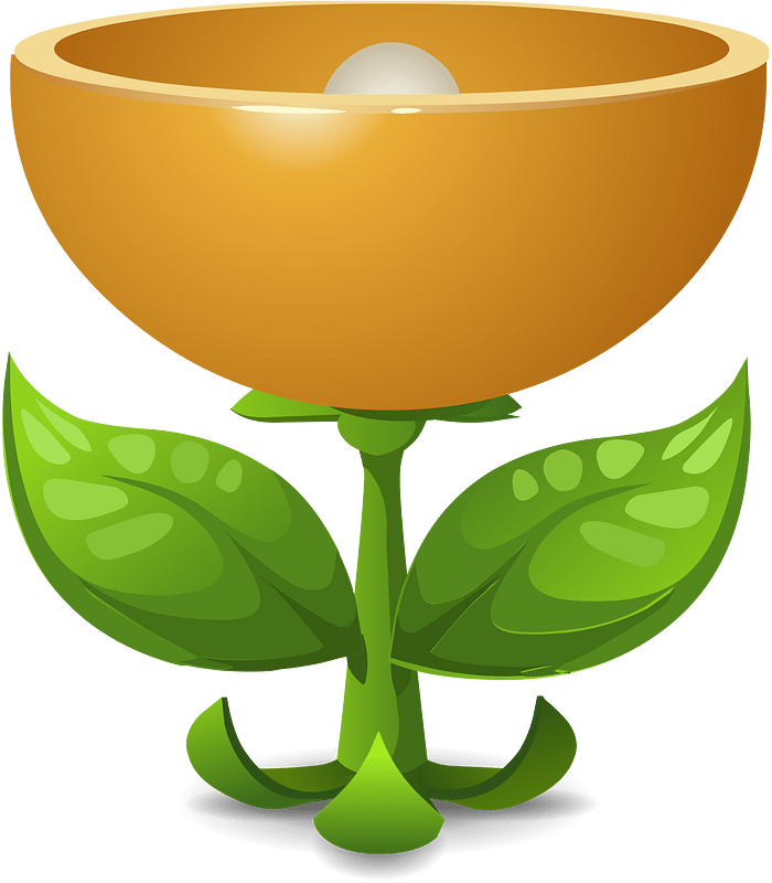 Half lemon fantasy plant