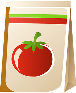 Sachet de graines de tomates