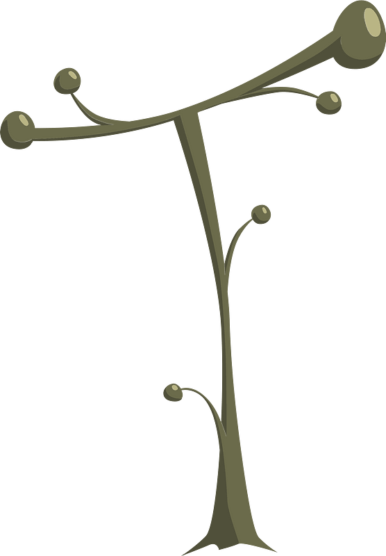 Bare tall fantasy tree