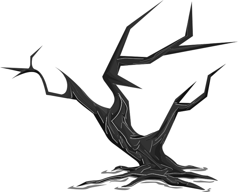 Black hell fantasy dead tree