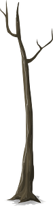 Brown bare tree