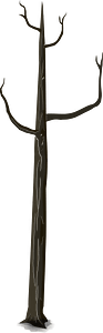 Brown bare tree
