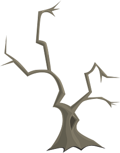 Brown fantasy gear tree