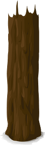Brown tree trunk