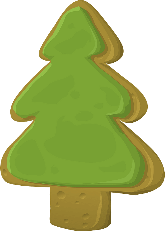 Cartoon coniferous fantasy tree