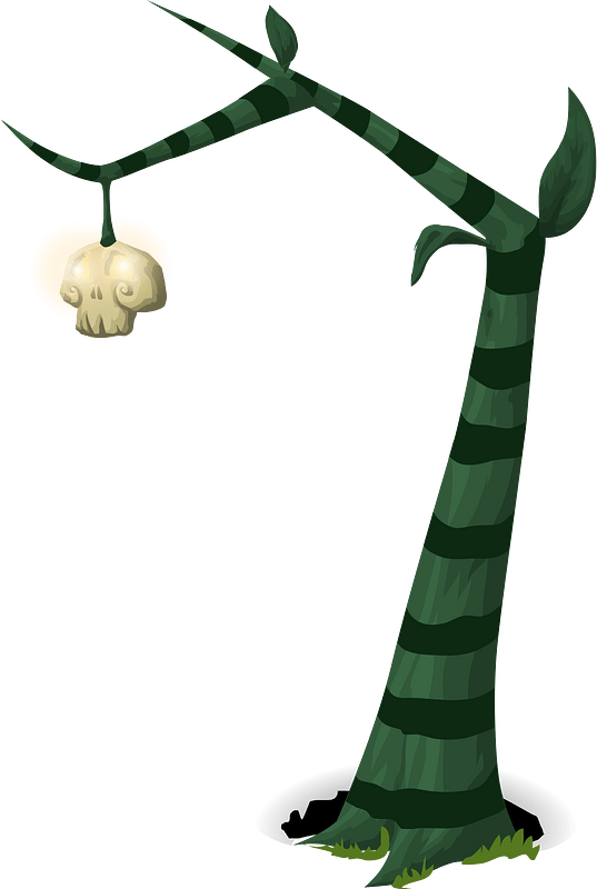 Creepy lamp tree