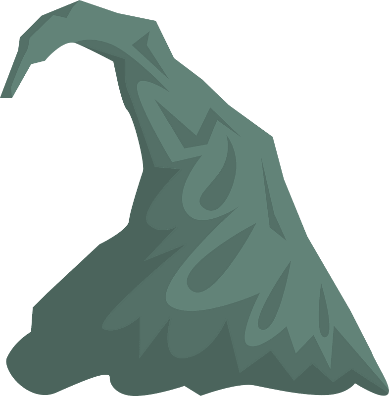 Crooked light green bare fantasy tree