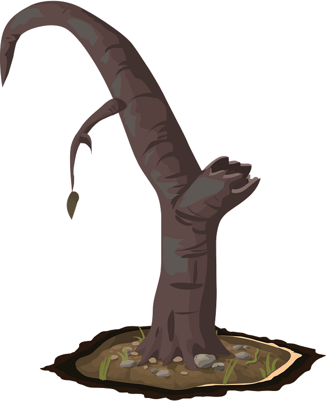 Dead fruit fantasy tree