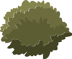 Green tree crown
