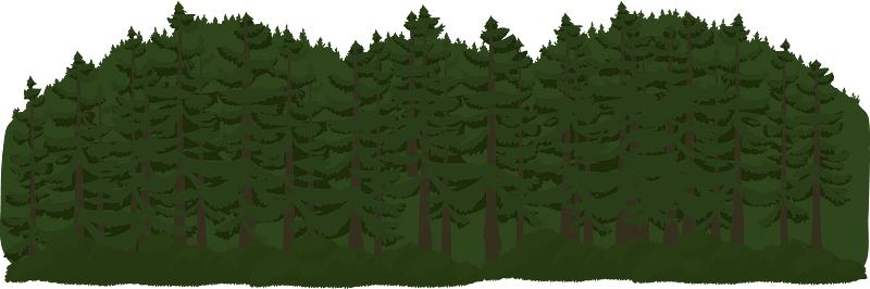 Green tree crown